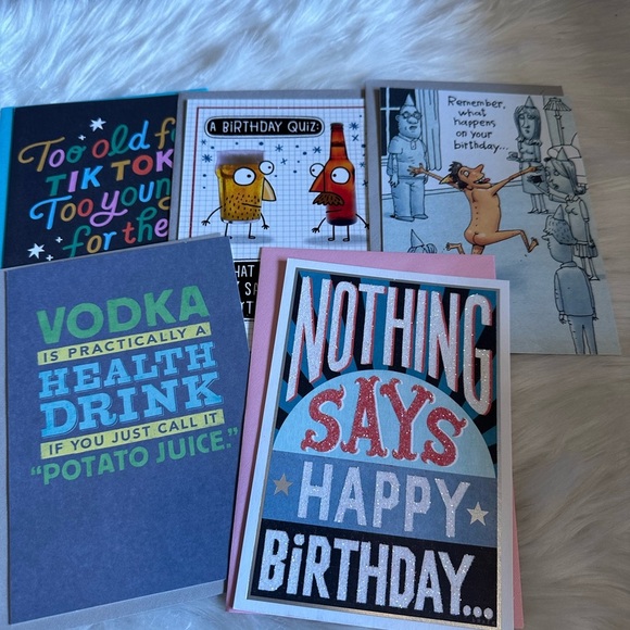 🧡10/$10 Assorted Humorous Birthday Cards Set - Picture 1 of 2